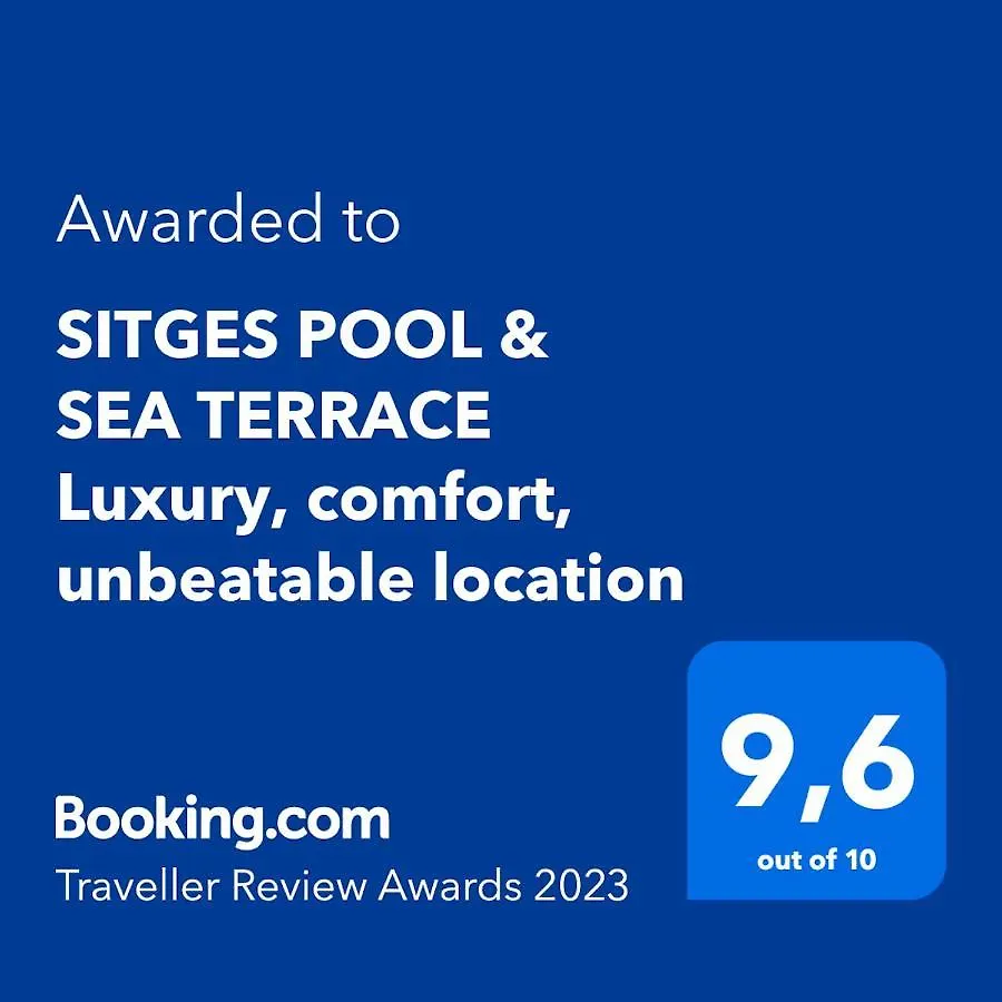 Daire Sitges Pool & Sea Terrace Luxury, Comfort, Unbeatable Location